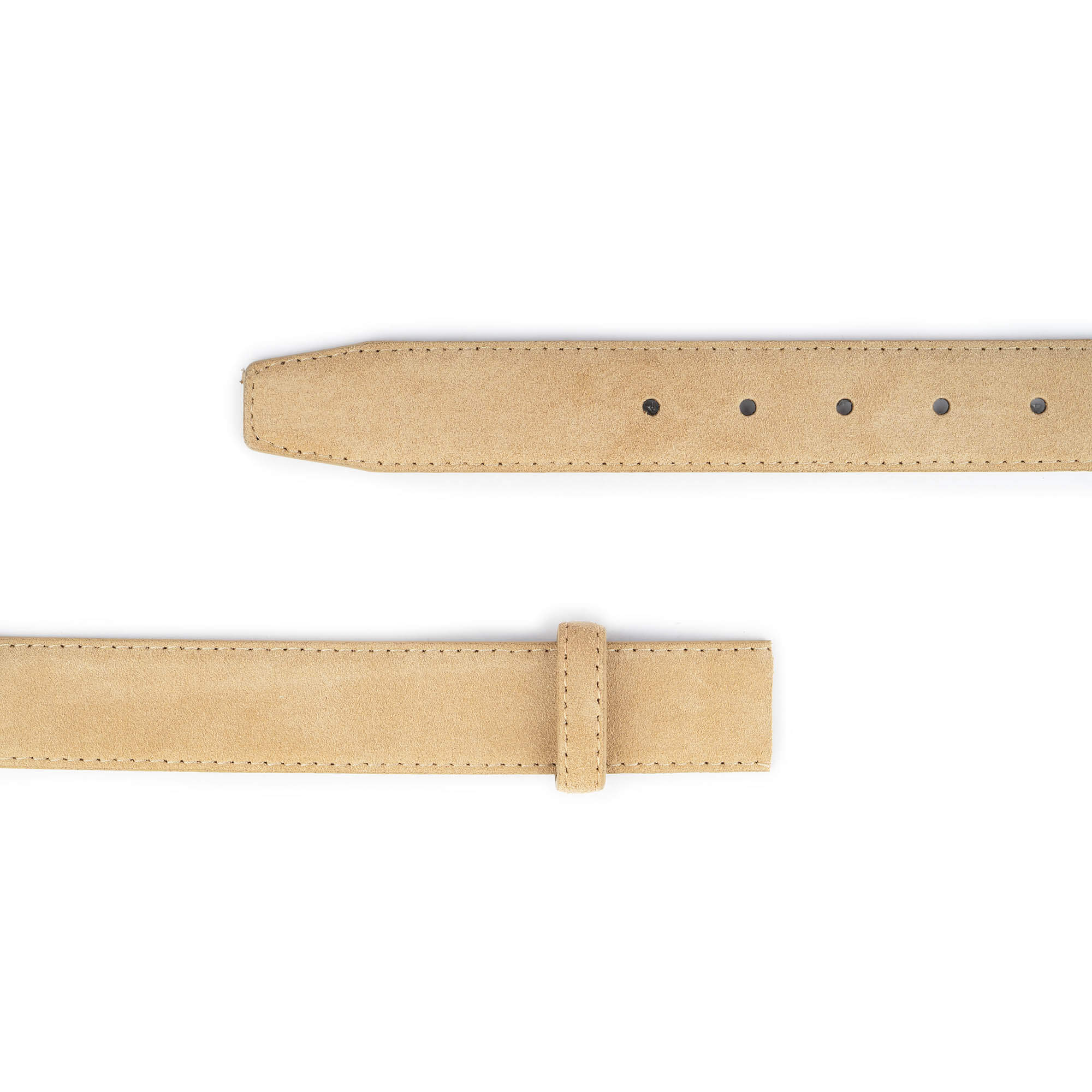 Beige Suede Replacement Leather Belt Strap for Ferragamo Buckles 35mm | Premium Fashion Accessory for Men & Women | Perfect for Office, Casual & Formal Outfits