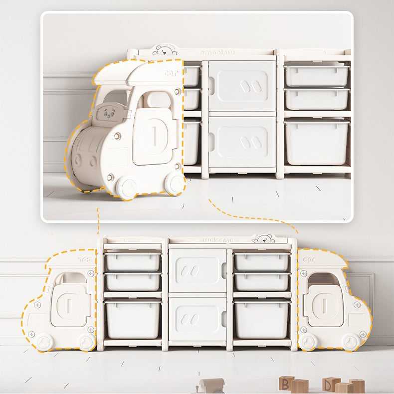 Kids Toy Storage Truck - Durable & Stylish Organizer for Playroom, Bedroom & Nursery | Easy Toy Cleanup & Organization