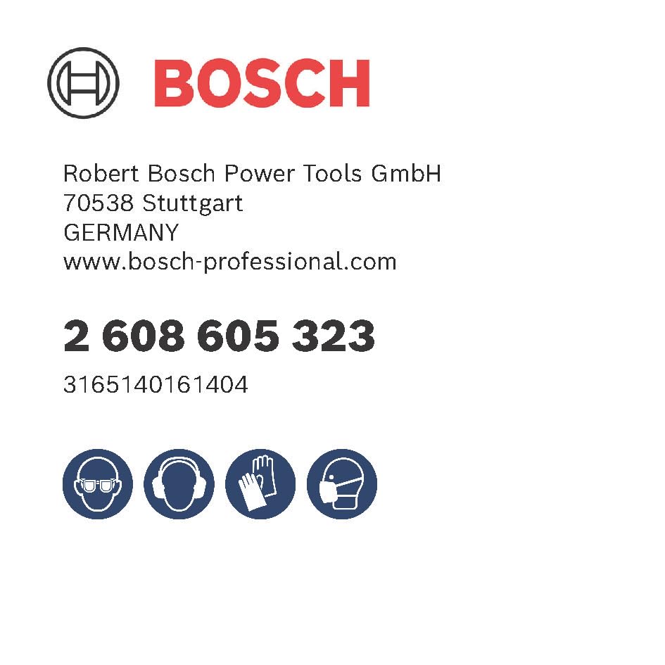 Bosch 2608605323 Sander Sheets for Wood - 10 Pack Unpunched Clamped Sandpaper, 115mm x 280mm P60 Grit Blue - Ideal for Woodworking & DIY Projects