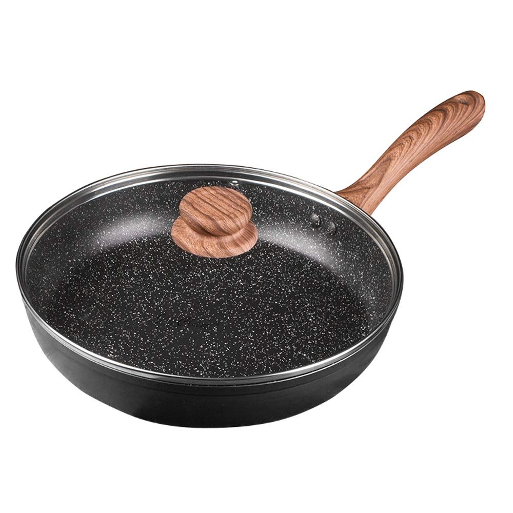 Non-Stick Frying Pan with Medical Stone Coating - Heat Resistant Handle, Compatible with Gas & Induction Cooktops - Perfect for Sautéing, Frying & Everyday Cooking