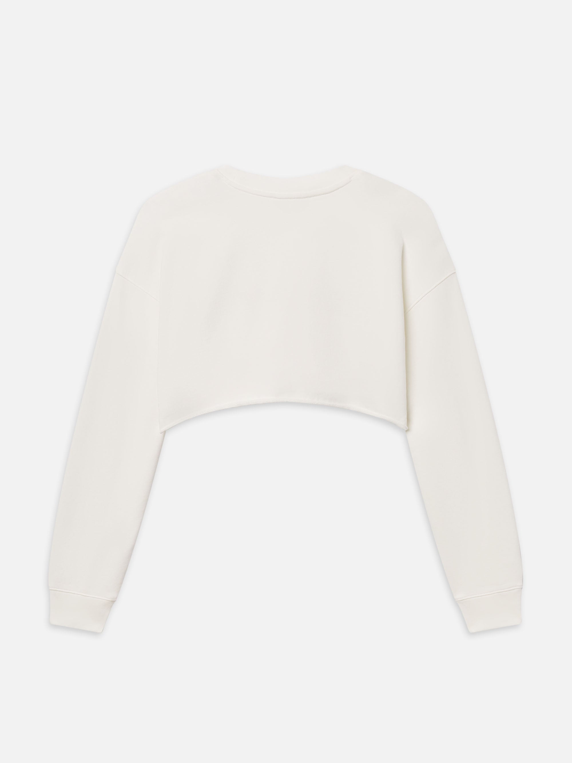 Sotheby's Women's Cropped Sweatshirt | Soft Fleece Pullover | Cream Color | Casual Streetwear for Women | Perfect for Fall & Winter Outfits