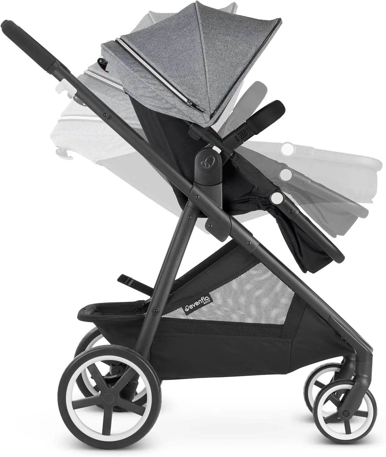 GOLD SensorSafe Shyft Smart Modular Travel System with LiteMax Infant Car Seat - Moonstone Gray | Lightweight Stroller & Car Seat Combo for Newborns | Perfect for Air Travel, Road Trips & Daily Use