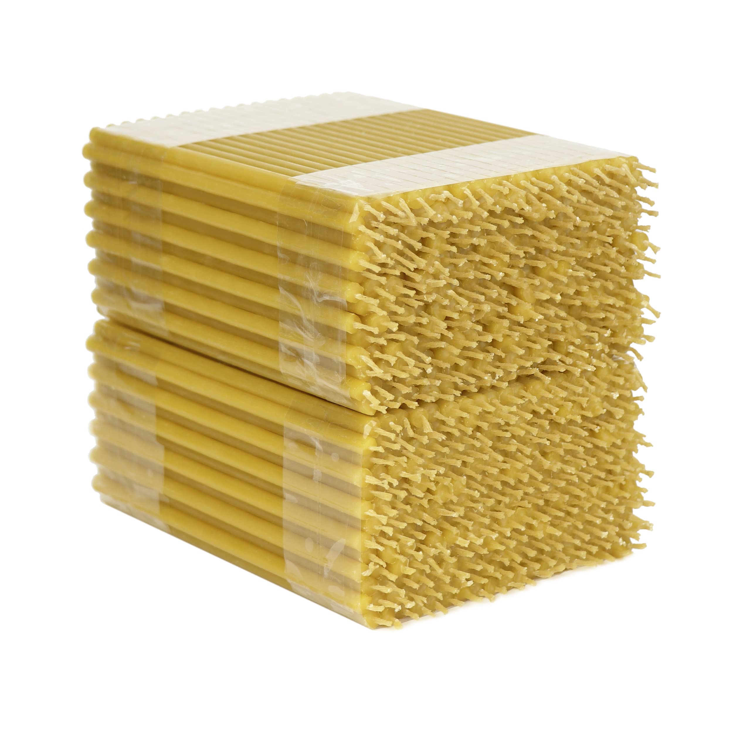 Premium 1980g Beeswax Altar Candles - Church Quality Thin Ritual Candles (500 Count) for Religious Ceremonies, Meditation & Home Decor - 36261