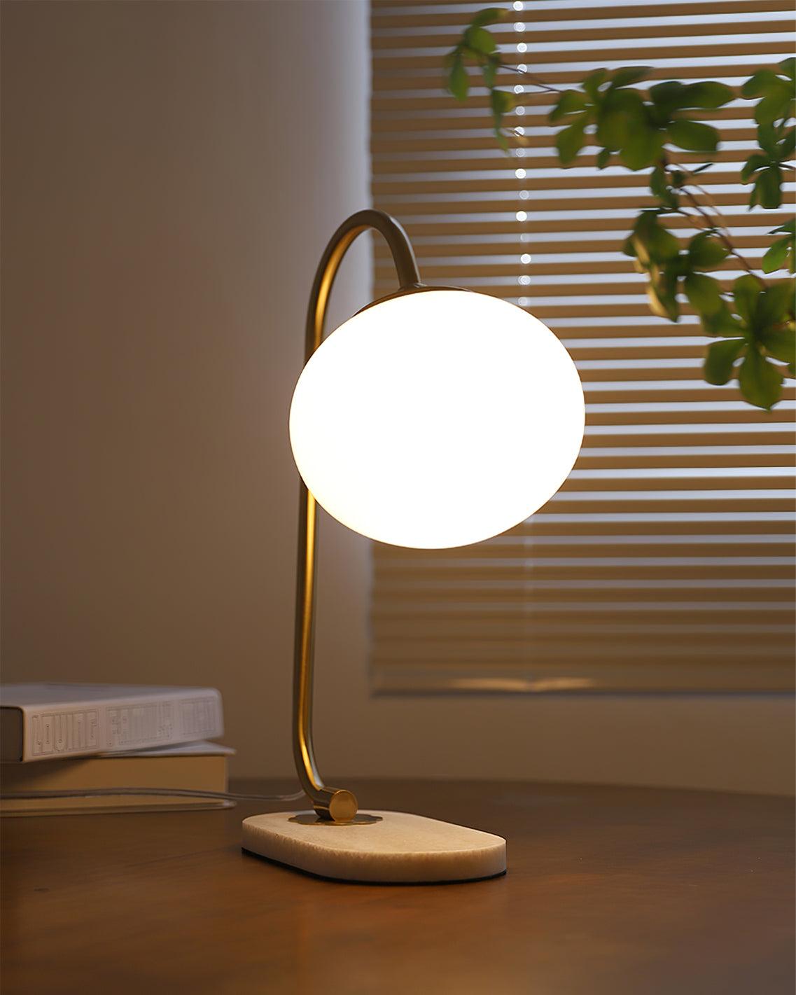 Marshmallow Table Lamp - Soft Glow LED Night Light for Bedroom, Nursery, Living Room - Cozy Ambiance & Decorative Home Lighting
