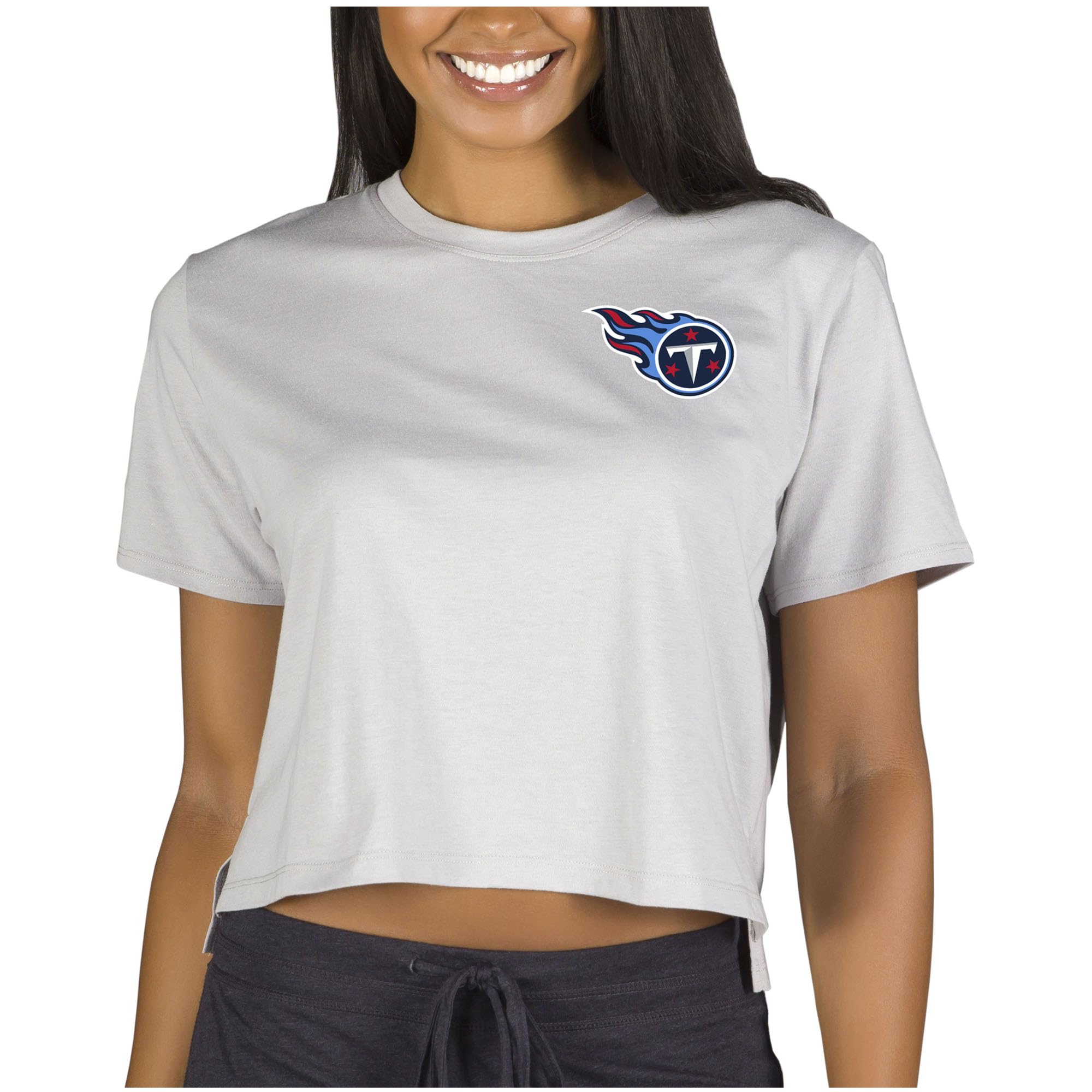 Women's NFL Team Cropped Top - Short Sleeve Graphic Tee for Football Fans | Game Day Outfit, Sports Bar Wear, Casual Street Style