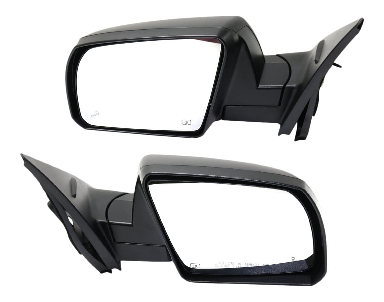 Heated Power Side Mirrors for Toyota Tundra 2014-2021 - Driver & Passenger Side with Blind Spot Monitor & Textured Surface | All-Weather Visibility & Safety Enhancement