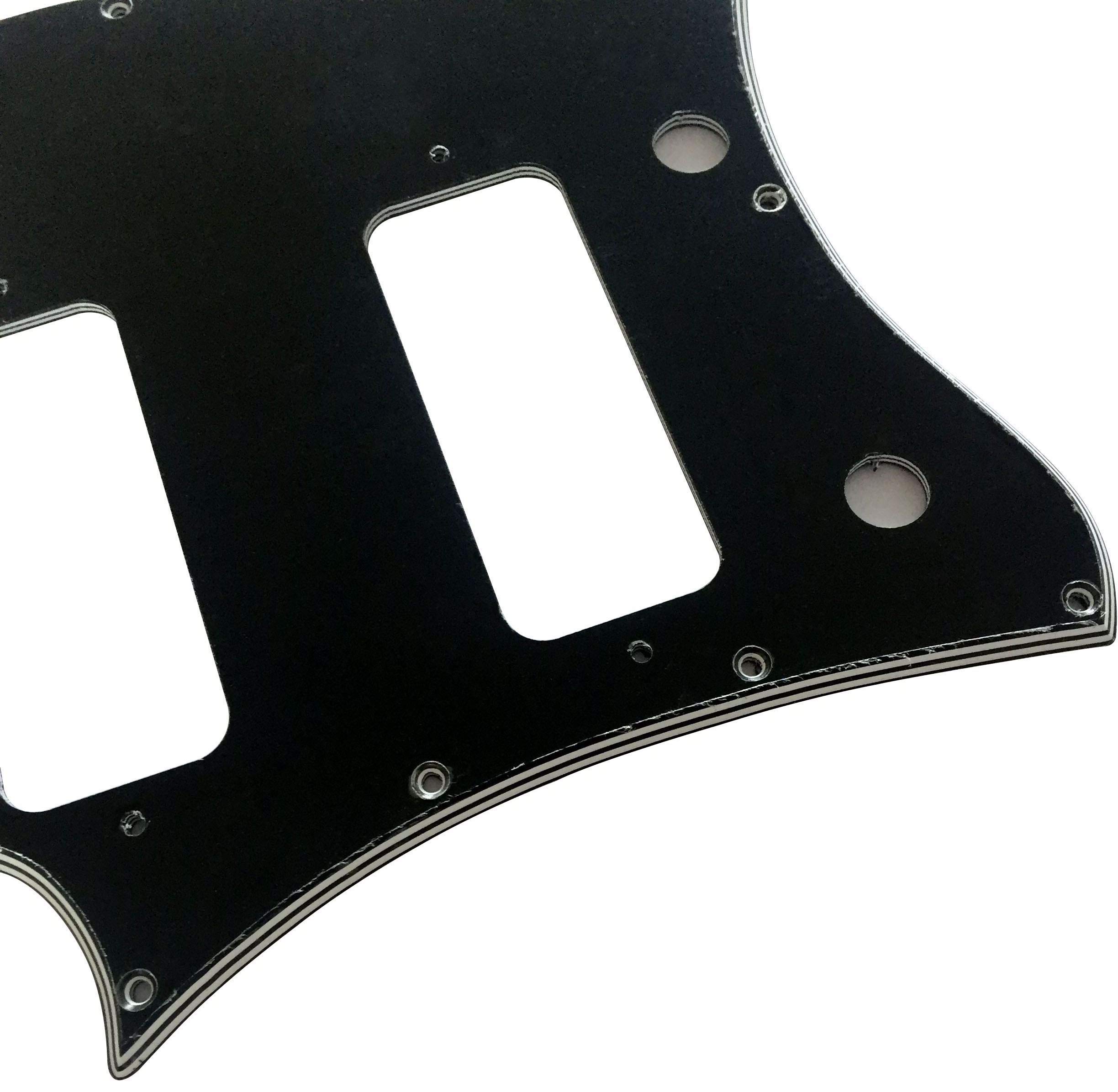 Gibson SG P90 Electric Guitar Pickguard - 5 Ply Black Full Face Style | Replacement & Upgrade for Enhanced Tone & Protection | Perfect for Rock, Blues & Live Performances