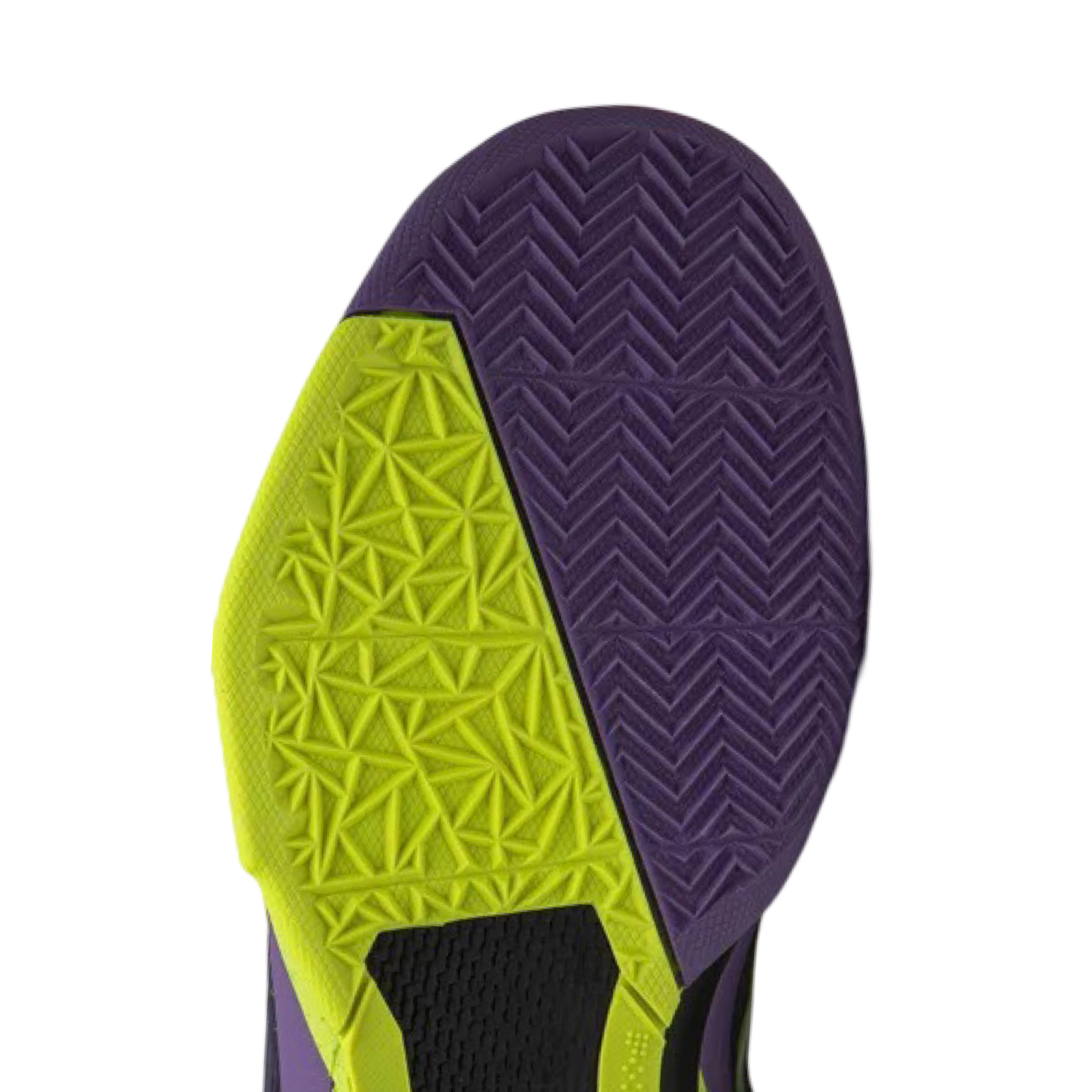 Nike Kobe 7 Supreme Basketball Shoes - Christmas Violet Pop Volt Ink Action Red Colorway | High-Performance Court Sneakers for Basketball Games & Streetwear Fashion