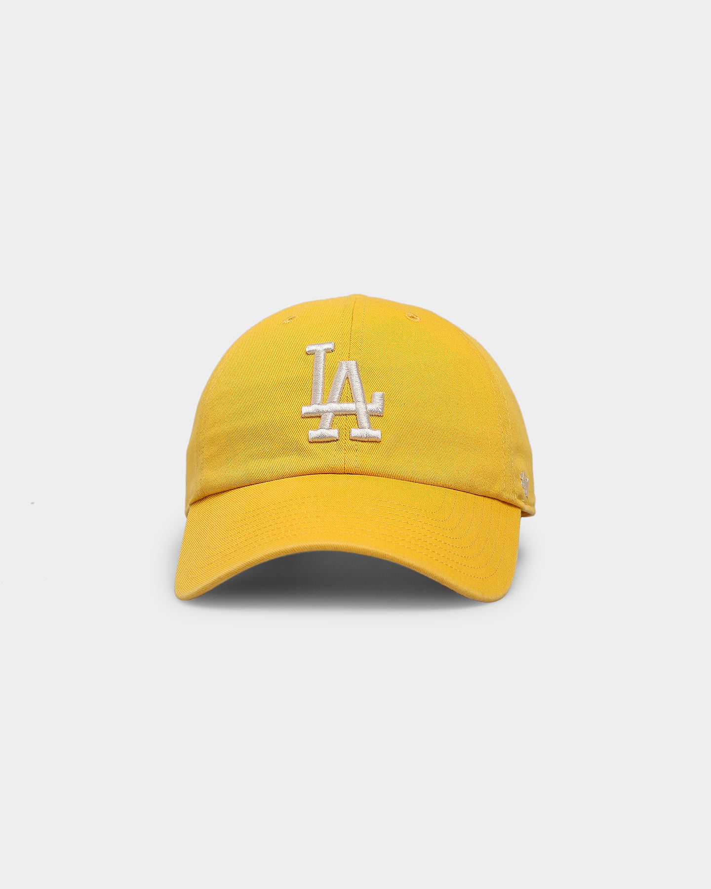 47 Brand Los Angeles Dodgers 'Lemon Sorbet' Adjustable Strapback Snapback Hat - Yellow Gold Baseball Cap for Men & Women - Perfect for Game Day, Sports Events & Streetwear Fashion