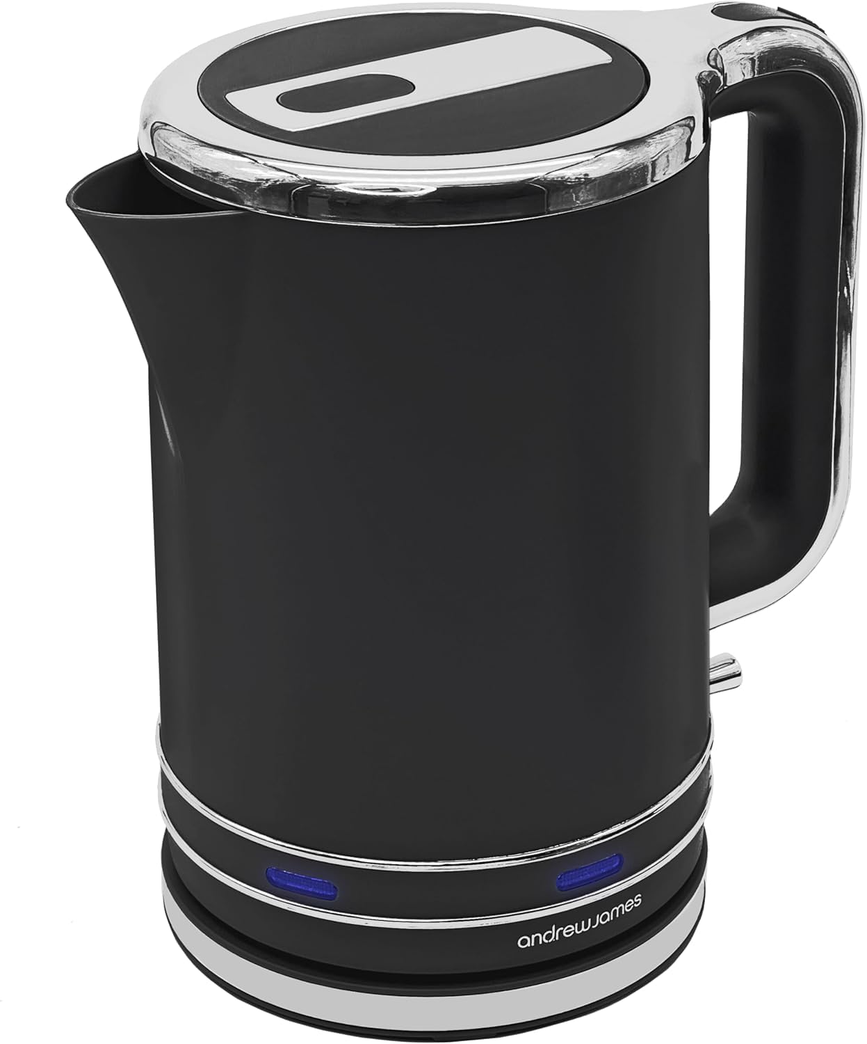 Andrew James 3000W Electric Kettle - Fast Boiling 1.7L Cordless Water Kettle with Reusable Filter, LED Light & Quiet Operation - Perfect for Home, Office, Tea & Coffee Brewing (Black)