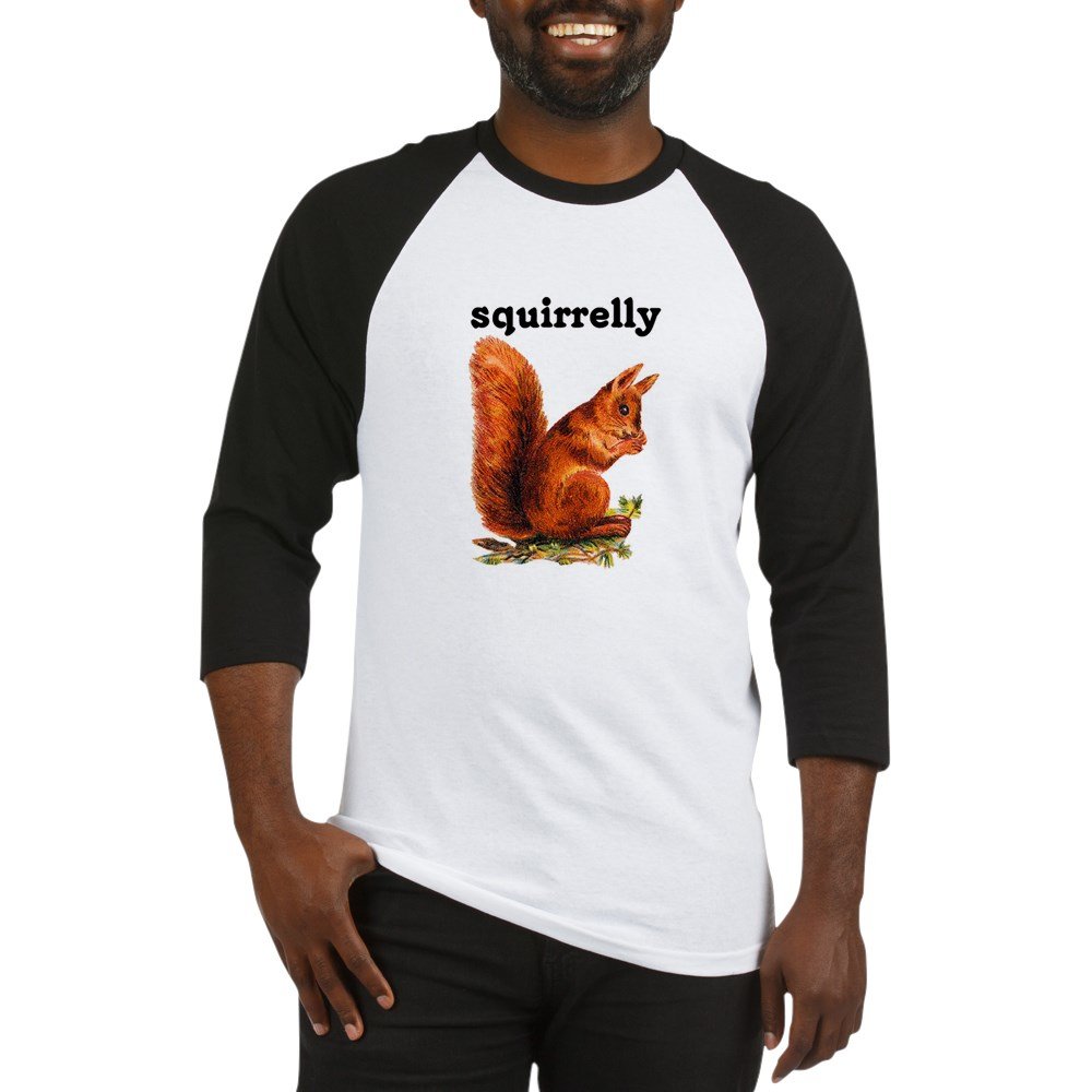 SQUIRRELLY Baseball Jersey - Funny Squirrel Graphic Baseball Shirt for Men & Women - Perfect for Sports Games, Team Uniforms & Casual Wear