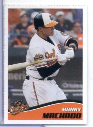 2013 Topps MLB Sticker #7 Manny Machado - Baseball Collectors Gift