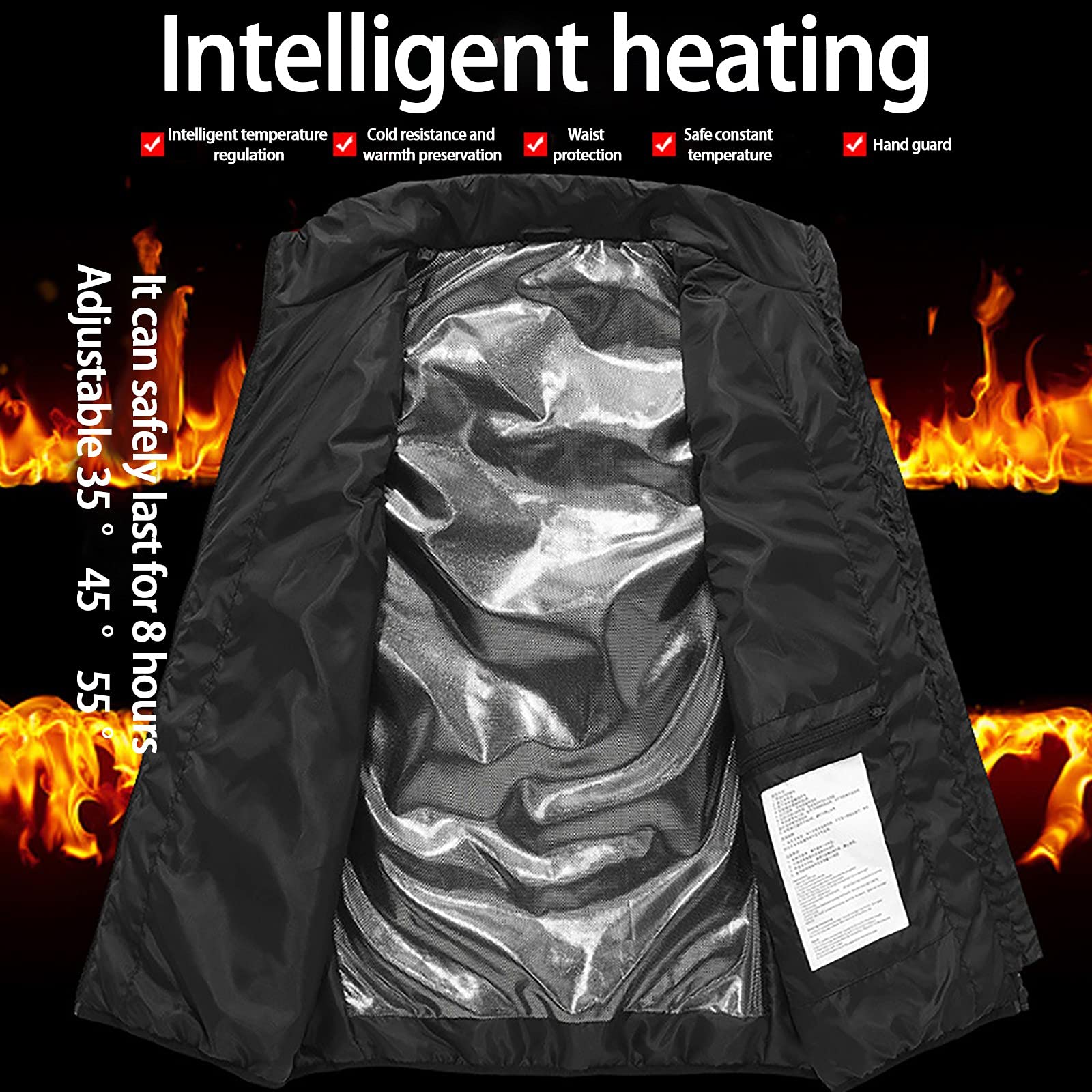 Women's Lightweight USB Heated Vest - Electric Heating Jacket for Outdoor Activities (Batteries Not Included) | Perfect for Winter Hiking, Camping & Cold Weather Commutes