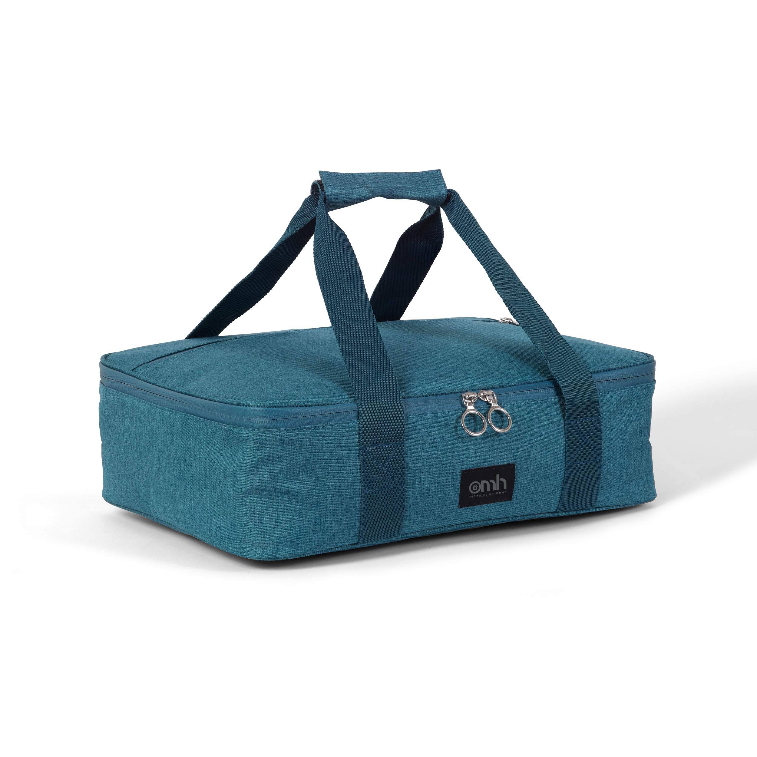Insulated Casserole Carrier for Hot & Cold Food - 9x13 Inch Thermal Casserole Dish Tote for Lasagna, Potlucks, Picnics & Cookouts - Leakproof Teal Casserole Bag (Perfect for Parties, Family Gatherings & Outdoor Dining)