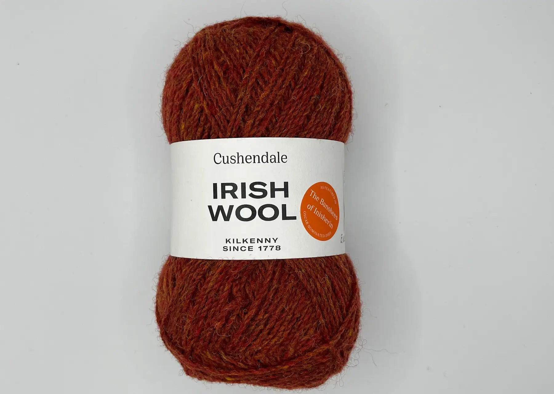 Premium Rust Irish Wool DK Yarn - Soft & Warm Knitting Yarn for Sweaters, Scarves & Hats - Perfect for Cozy Winter Crafts & DIY Projects
