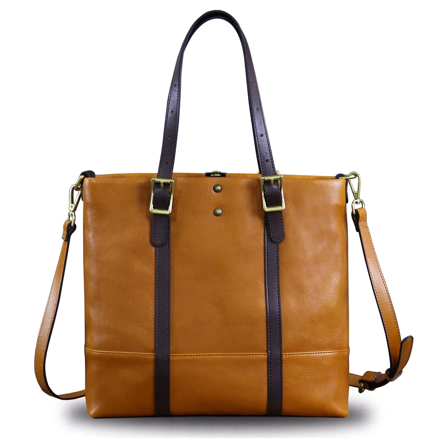 Genuine Leather Shoulder Bag for Women - Vintage Top Handle Crossbody Purse, Handmade Retro Tote Satchel - Perfect for Work, Travel & Everyday Use