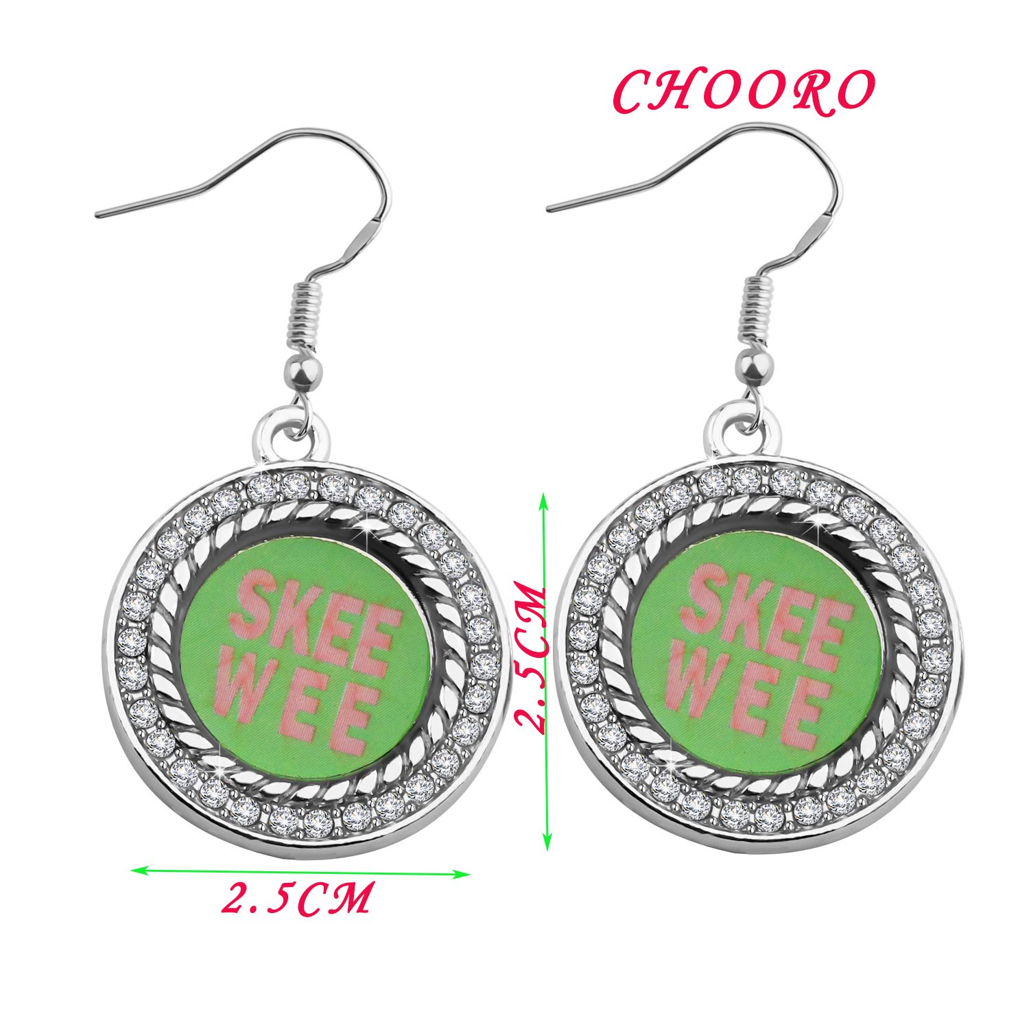 CHOORO Sorority Gifts for Sisters - Pink & Green Graduation Necklace Jewelry - Perfect for Graduation Gifts, Sisterhood Events, and Greek Life Accessories