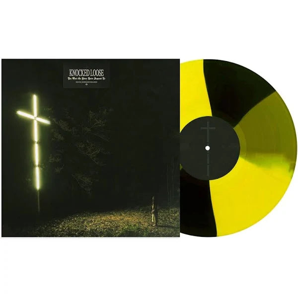 Knocked Loose - 'You Won't Go Before You're Supposed To' Limited Edition Vinyl Record (Green/Yellow/Black Twist) - Collector's Item for Punk/Hardcore Music Fans & Vinyl Enthusiasts - Perfect for Home Listening, Gifts, and Music Collections