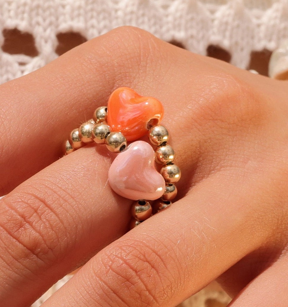 Pink Sweetheart Ring - Elegant Rose Gold Plated Heart Shaped Ring for Women | Perfect Gift for Valentine's Day, Anniversary & Romantic Occasions