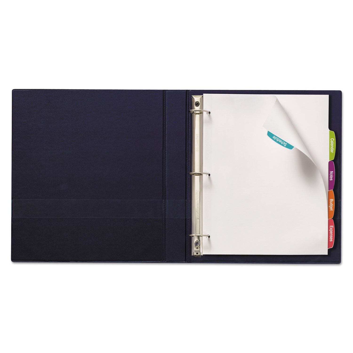Avery® Big Tab Printable White Label Tab Dividers - 5 Tabs, 11 x 8.5 Inches, White (20 Sets) - Perfect for Office Organization, School Binders & Filing Systems