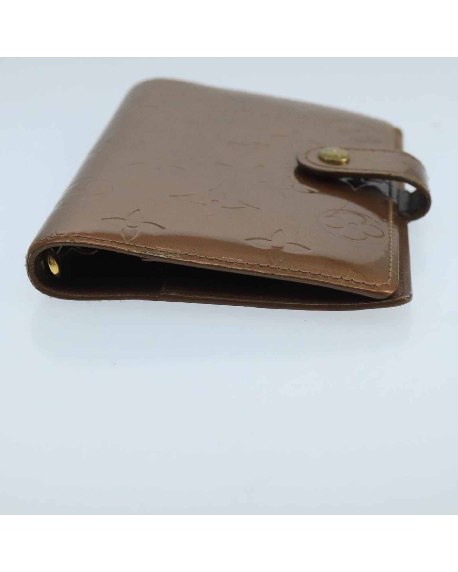 Louis Vuitton Monogram Vernis Leather PM Agenda Planner - Stylish & Functional Organizer for Work, School & Daily Planning