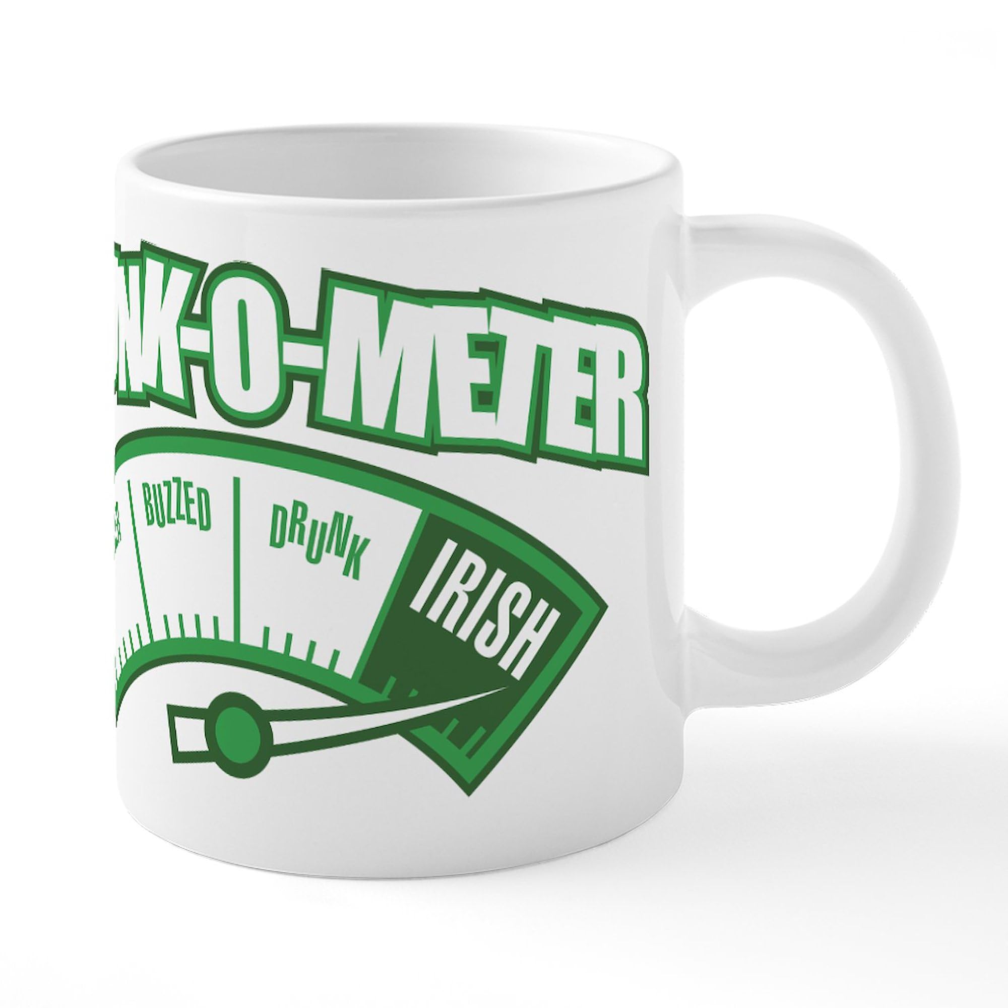 Drunk O Meter 20oz Ceramic Coffee Mug - Large Funny Novelty Tea Cup for Office, Gifts & Parties | Perfect for Coffee Lovers, Beer Drinkers & Humor Gifts