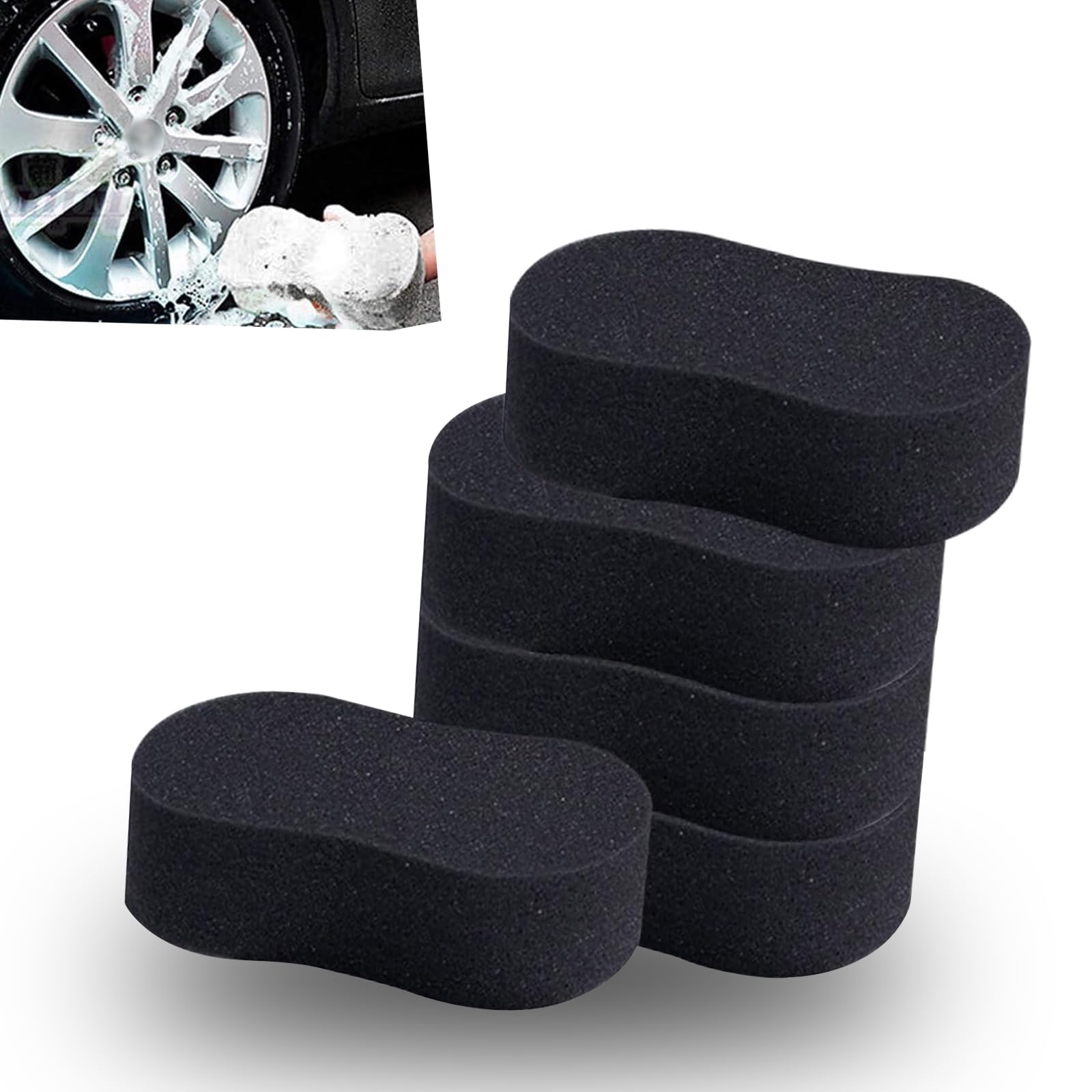 5-Pack Premium Car Wash Sponges - 8.6