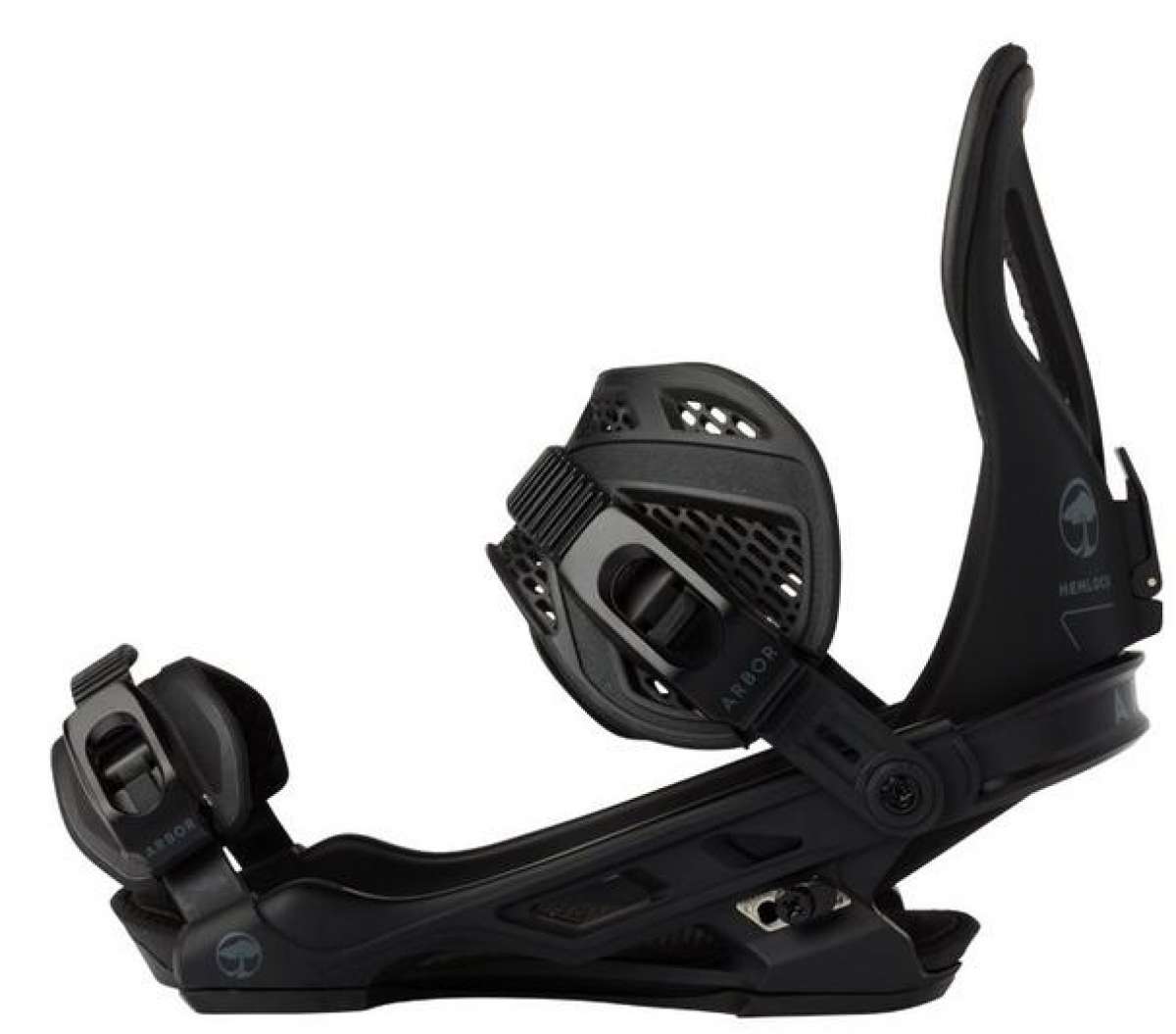 **Arbor Hemlock Snowboard Bindings 2021-2022 | High-Performance Snowboard Bindings for All-Mountain & Freestyle Riding | Perfect for Powder, Park & Backcountry Adventures**