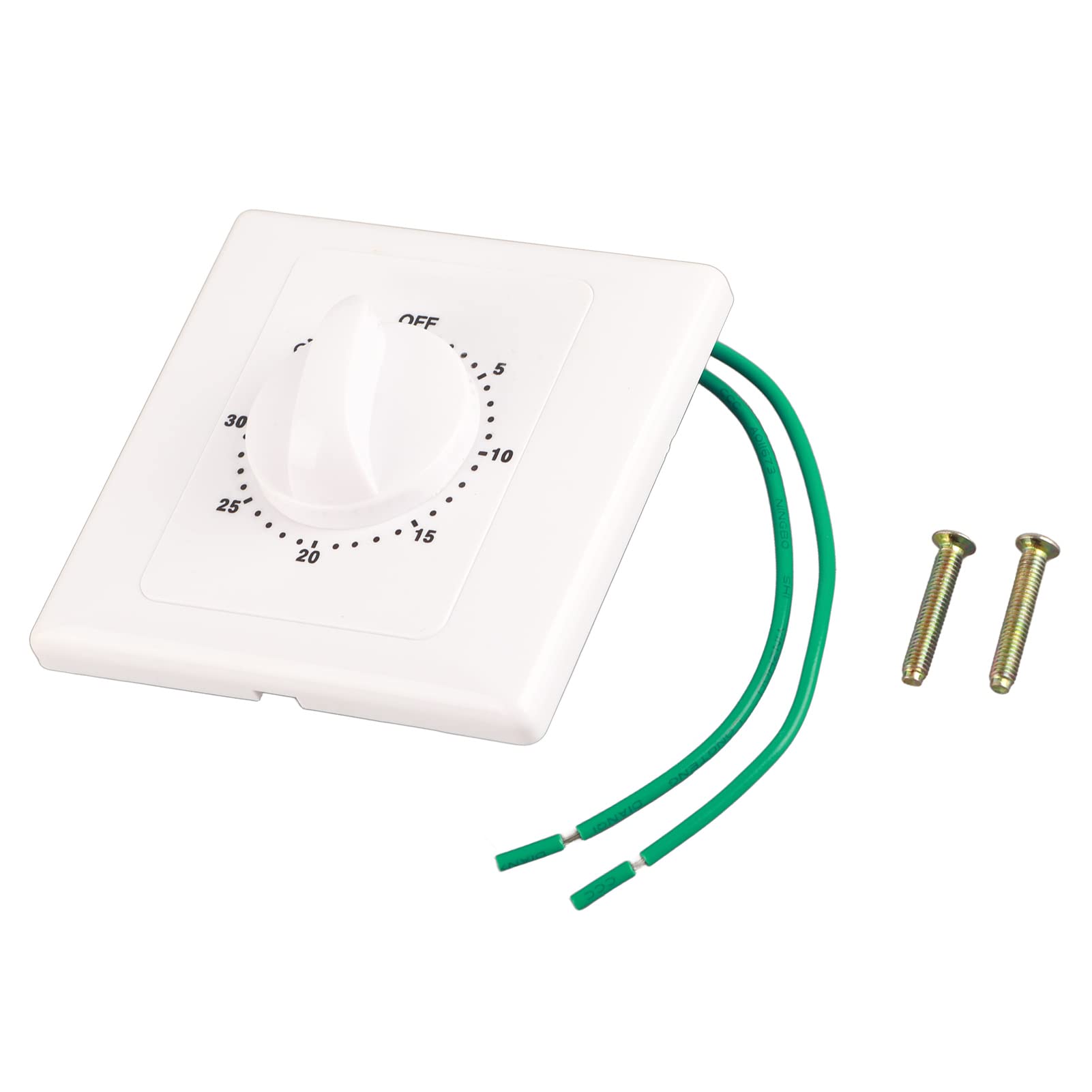 High Power Countdown Timer Switch - 30 Minute Mechanical Time Switch with Normally Open Function, 86 Panel Wall Mount, AC 220V - Perfect for Water Pumps, Irrigation Systems & Home Automation
