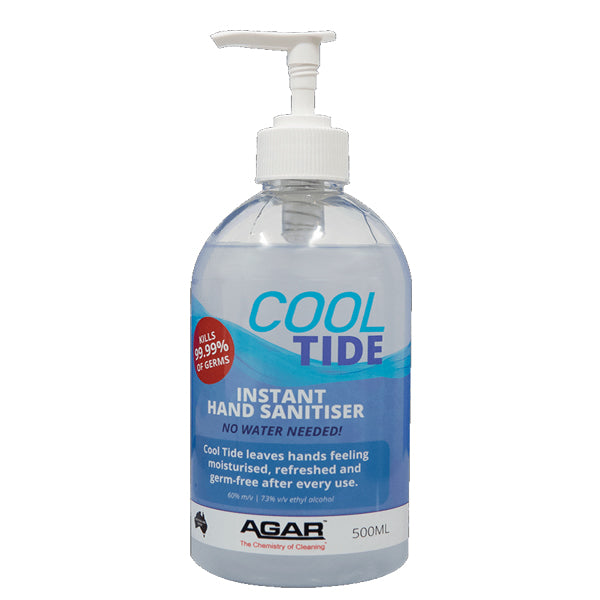 Agar Cool Tide Instant Hand Sanitizer - Alcohol-Based Gel for Quick Disinfection - Perfect for Travel, Office, and Home Use