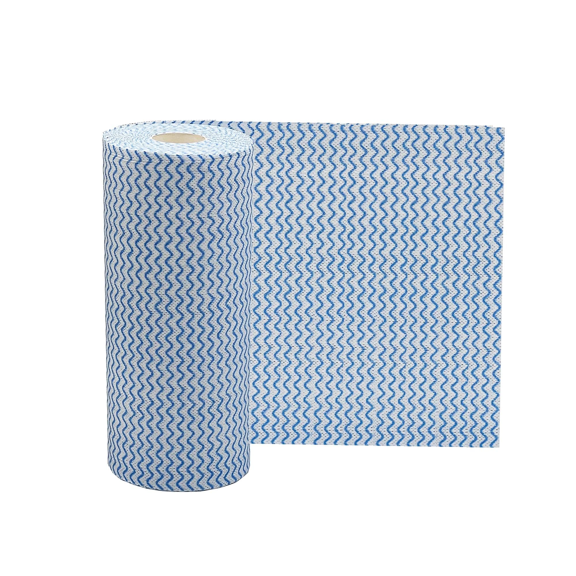 Eco-Friendly Reusable Cleaning Wipes - 100 Pack Blue Dish Cloths for Kitchen, Bathroom & Household Cleaning | Washable & Durable Microfiber Towels for Dishes, Countertops & Dusting