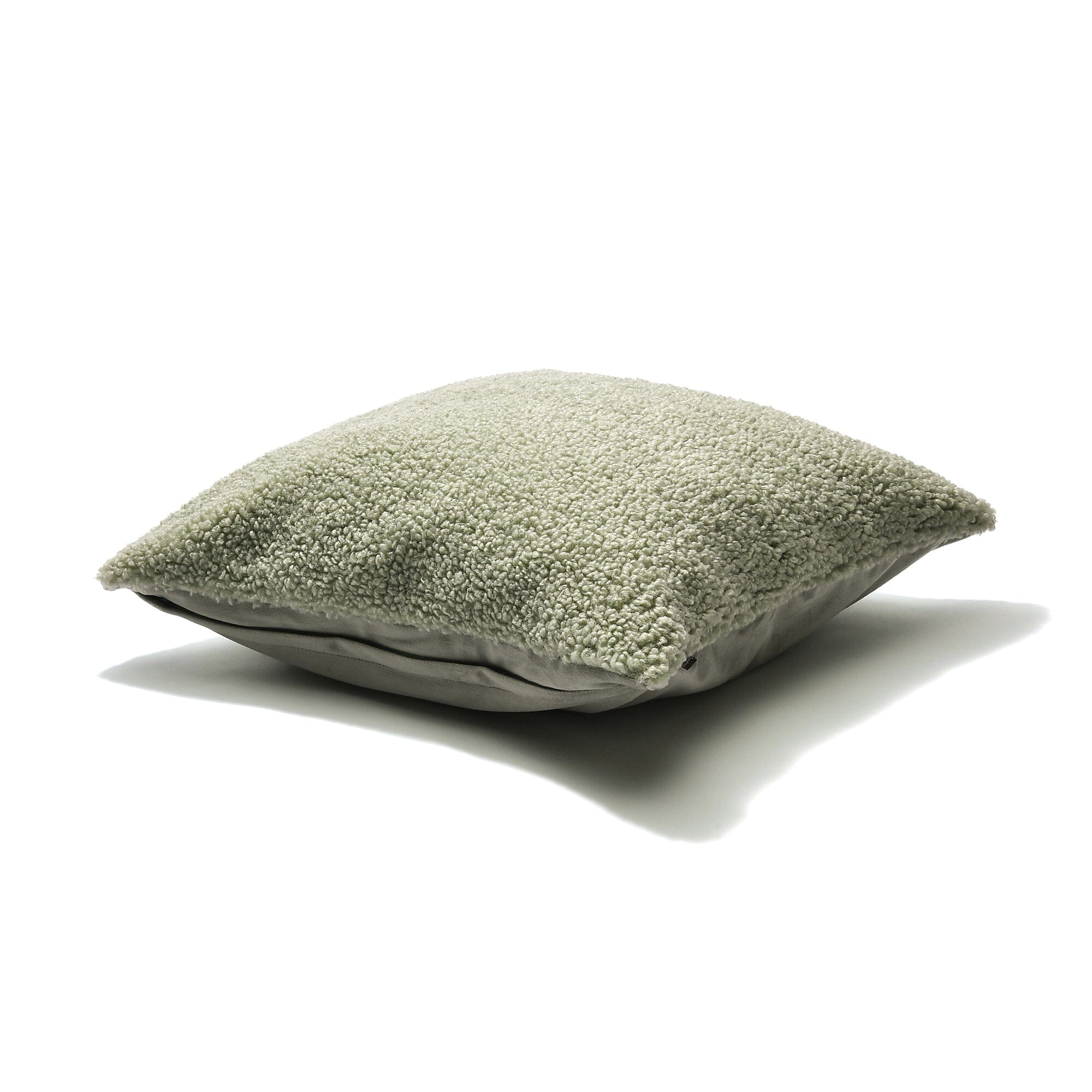 Premium 450x450 Fur Z Cushion Cover - Soft Light Green Decorative Pillow Case for Sofa, Bed & Home Decor - Cozy Living Room & Bedroom Accessory