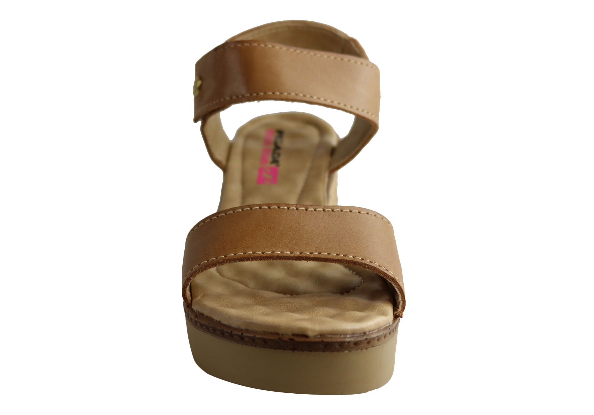 Pegada Louise Women's Comfortable Leather Wedge Sandals - Stylish Casual & Summer Walking Shoes for Beach, Vacation and Everyday Wear