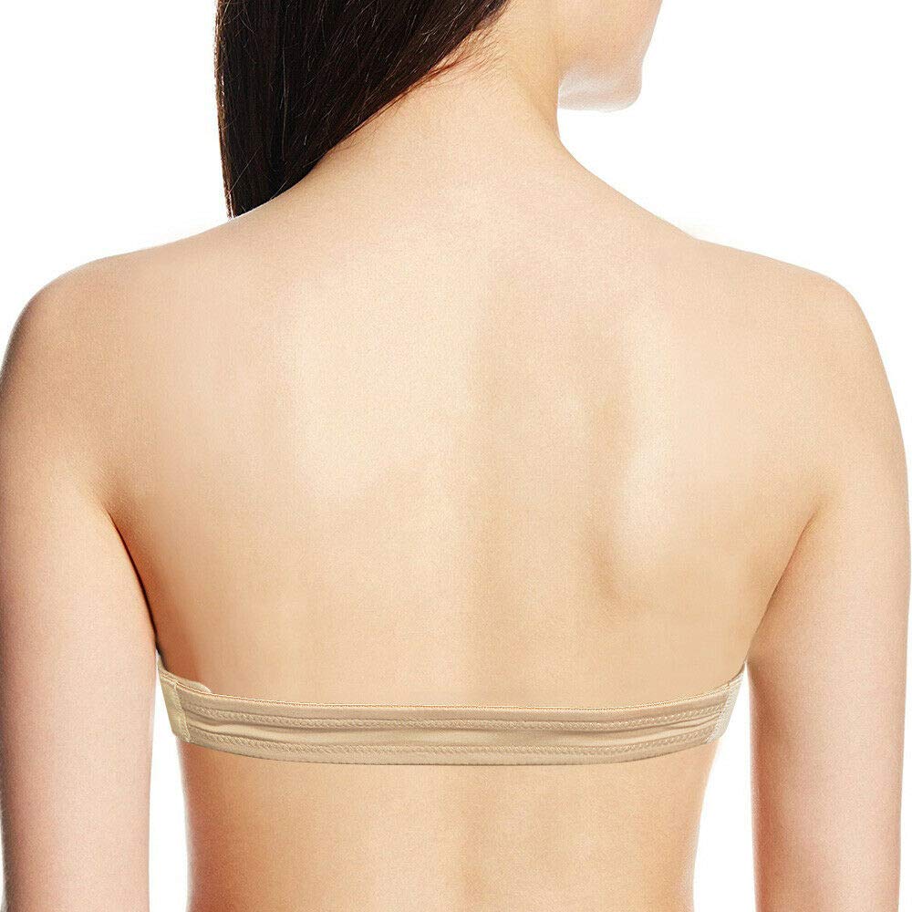 Plusexy Women's Strapless Underwire Push Up Bra - Invisible Multiway Wedding Bra with Clear Back Straps for Bridal, Prom & Special Occasions