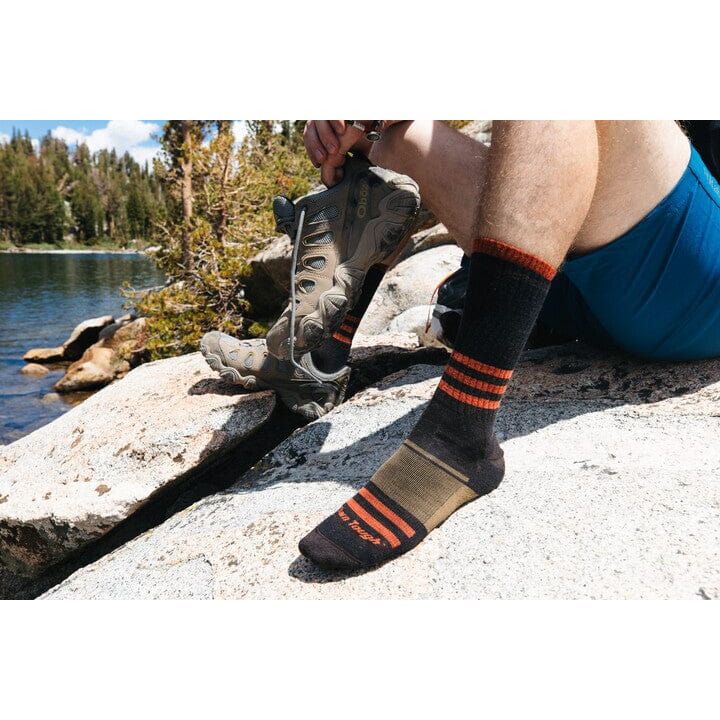 Darn Tough Spur Boot Lightweight Hiking Socks for Men - Moisture-Wicking & Cushioned for All-Day Comfort - Perfect for Trail Running, Backpacking & Outdoor Adventures