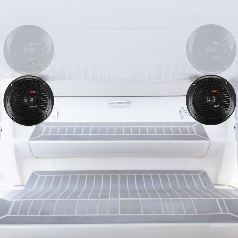 6.5 Inch Marine Component Speakers - Waterproof Boat Audio System for Marine, RV & Outdoor Use