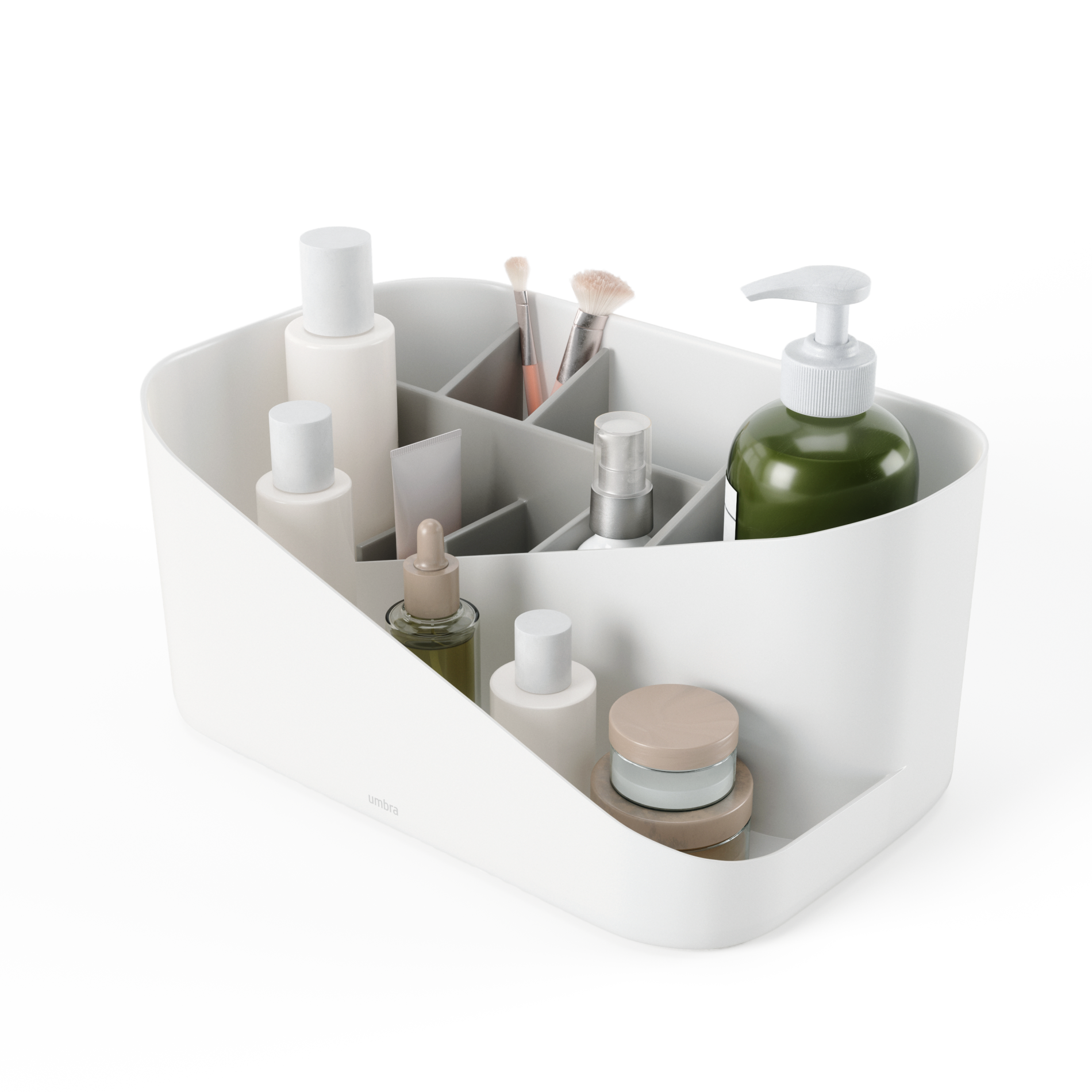Glam Cosmetic Organizer - Acrylic Makeup Storage Case with Drawers for Vanity, Bathroom & Travel - Perfect for Organizing Lipsticks, Brushes & Skincare Products