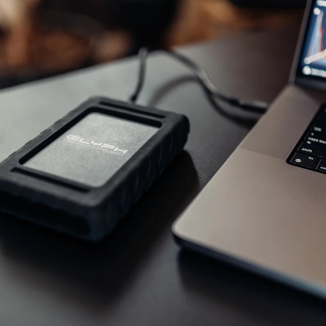 Glyph Technologies 16TB Blackbox Plus USB C 3.2 Gen 2 Rugged Portable External SSD - High Speed Storage for Photographers, Videographers & Content Creators - Perfect for Travel, Field Work & Data Backup