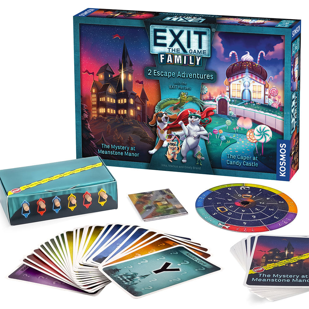 EXIT: The Game – Family Board Game with 2 Escape Room Adventures | Fun Puzzle Challenges for Game Nights & Family Bonding