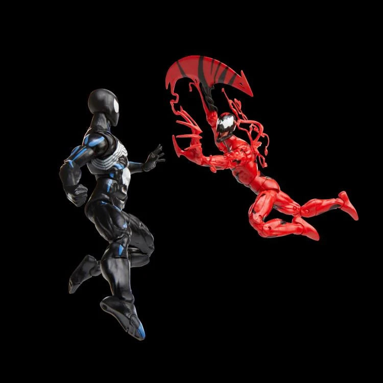 Spider-Man Marvel Legends Black Suit & Carnage Exclusive Action Figures – Collectible Superhero Toys for Display & Play | Perfect for Marvel Fans, Gift Giving & Comic Book Collections