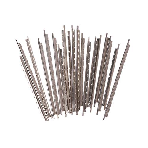 Premium Guitar Fret Wire - 1.7mm Brass Cupronickel Fret Wire (19pc) for Guitar, Ukulele, Mandolin & Banjo Repair & Customization - Perfect for DIY Instrument Maintenance & Upgrade Projects