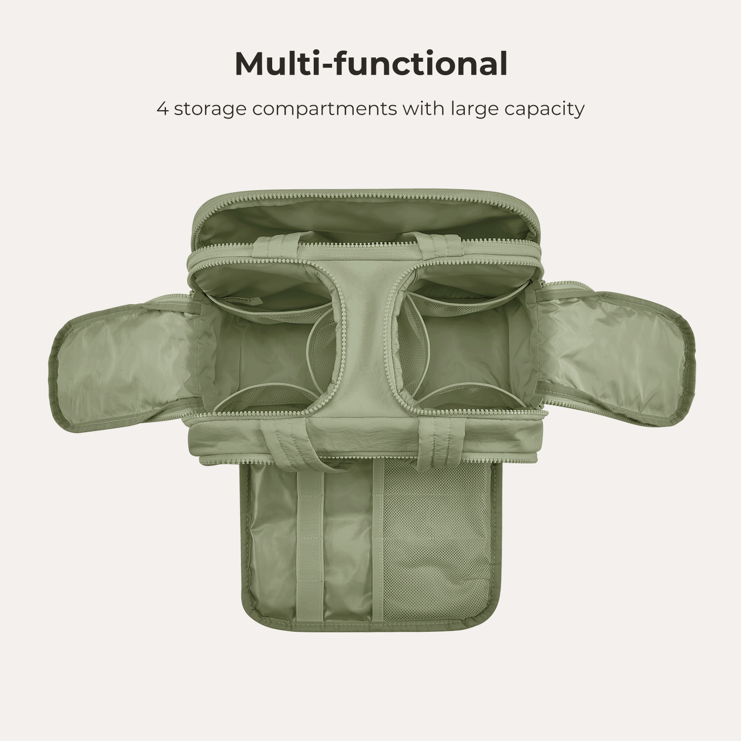 Premium Hanging Toiletry Bag for Travel - Waterproof Cosmetic Organizer with Multiple Pockets - Perfect for Camping, Gym, and Business Trips
