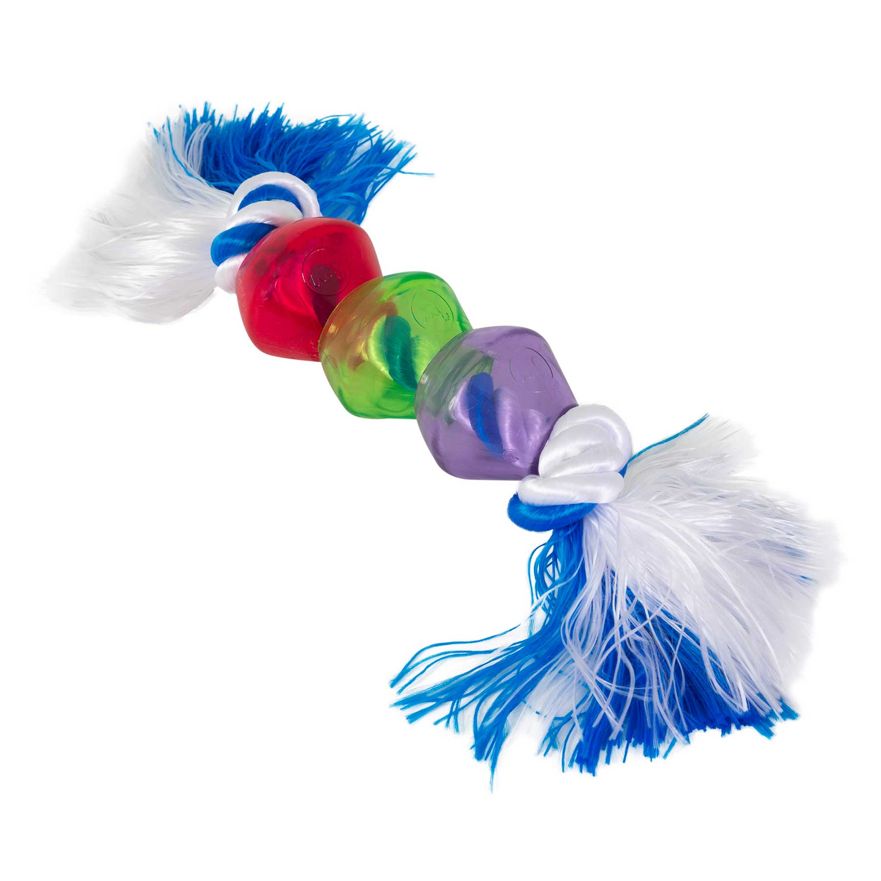 JW Treat Pods Rope Dog Toy - Durable Chew Toy for Medium & Large Dogs - Interactive Treat Dispenser for Training & Playtime - Perfect for Fetch, Tug-of-War & Outdoor Activities