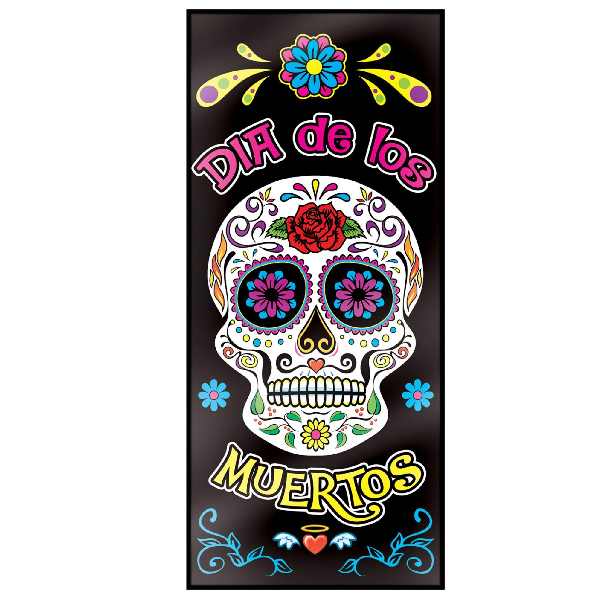 Skull Candy Day of The Dead Cello Bags - Premium Party Favor Bags for Halloween, Dia de Los Muertos Celebrations & Themed Events
