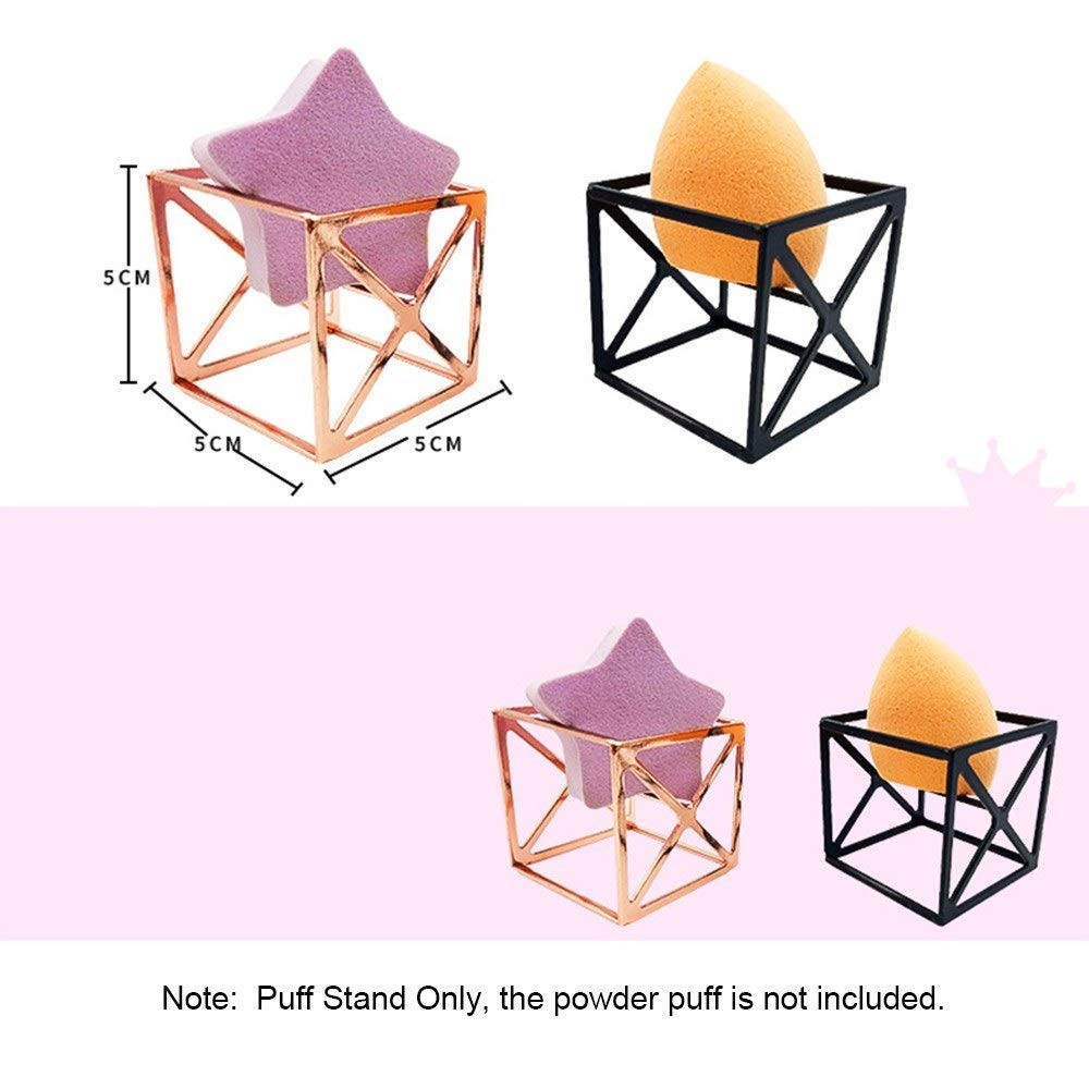 Mini Cute Makeup Powder Puff Egg Sponge Holder - Beauty Blender Case & Cosmetic Sponge Organizer for Travel, Home Vanity & Professional Makeup Kit