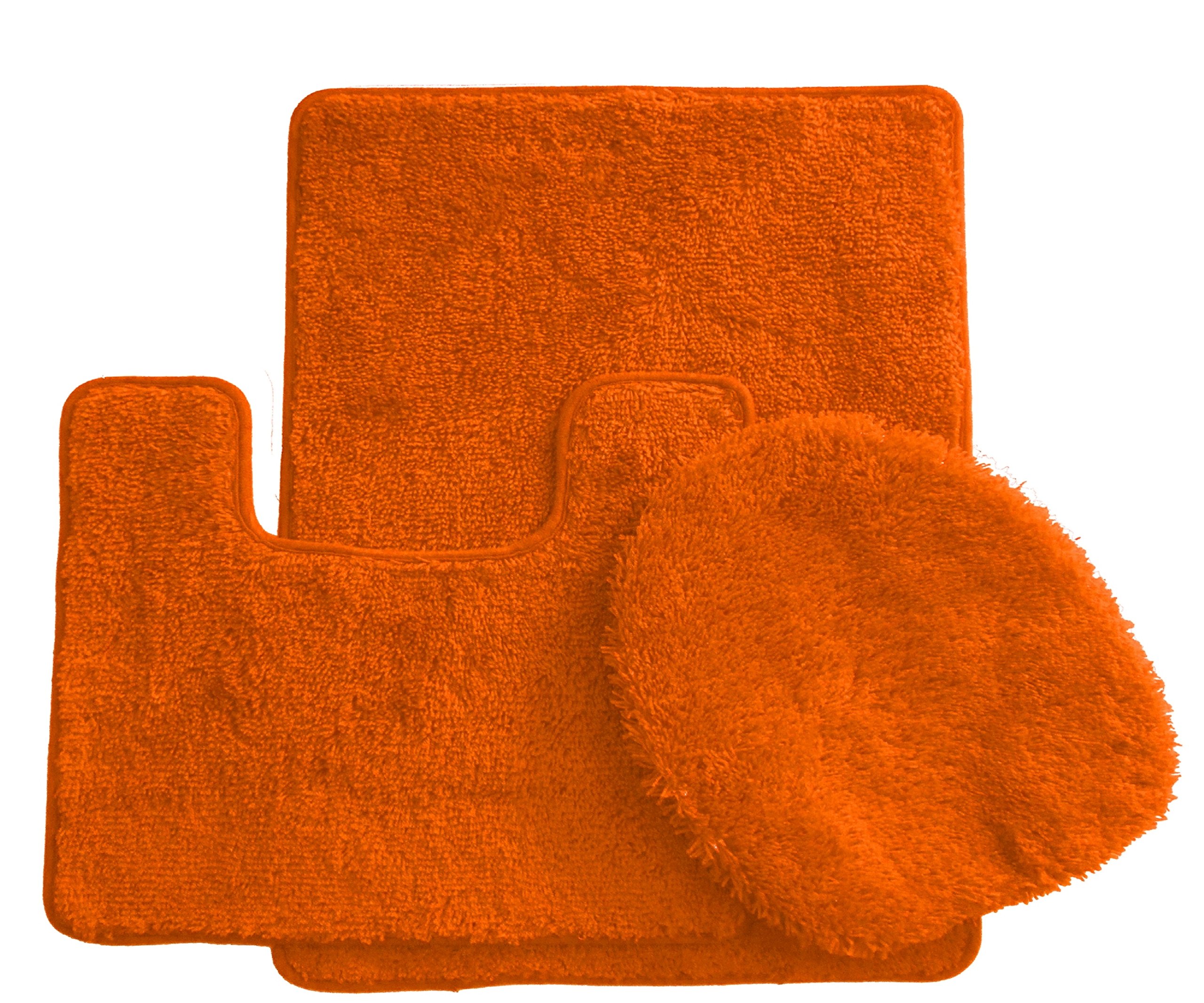 BH Home & Linen 3-Piece Premium Luxury Bathroom Rug Set - 18