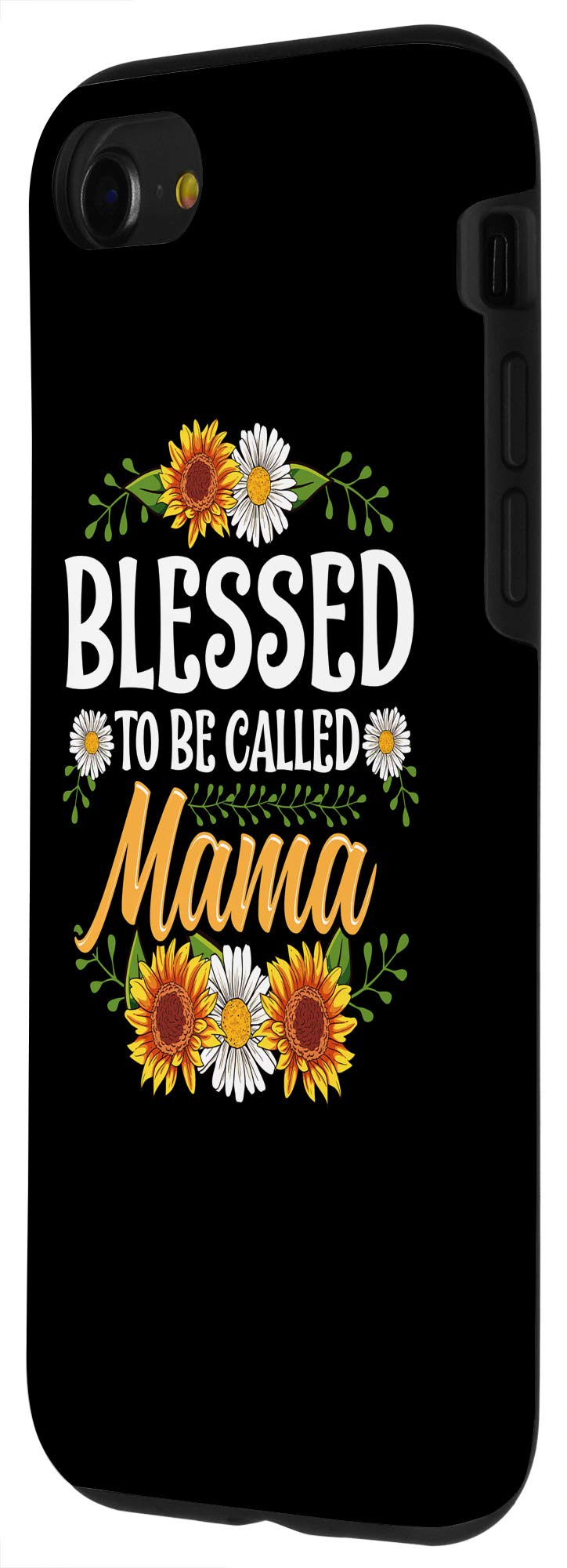 **Blessed To Be Called Mama iPhone SE (2020) / 7 / 8 Phone Case - Sunflower Design - Perfect Gift for Moms, Mother's Day, and Everyday Use**