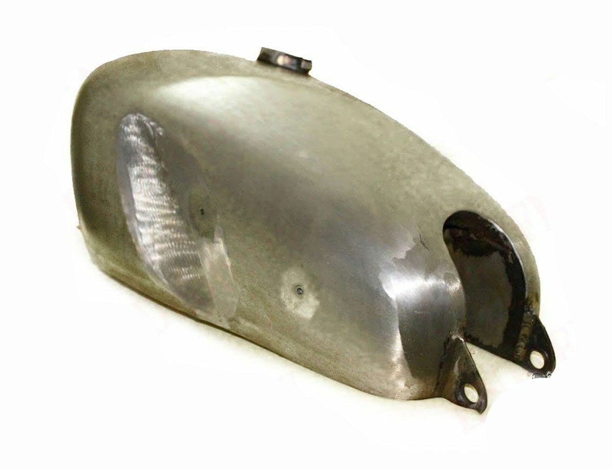 Norton Dominator 497cc 1947 Model 7 Replacement Gas Fuel Tank - Raw Steel Reproduction for Vintage Motorcycle Restoration & Classic Bike Customization
