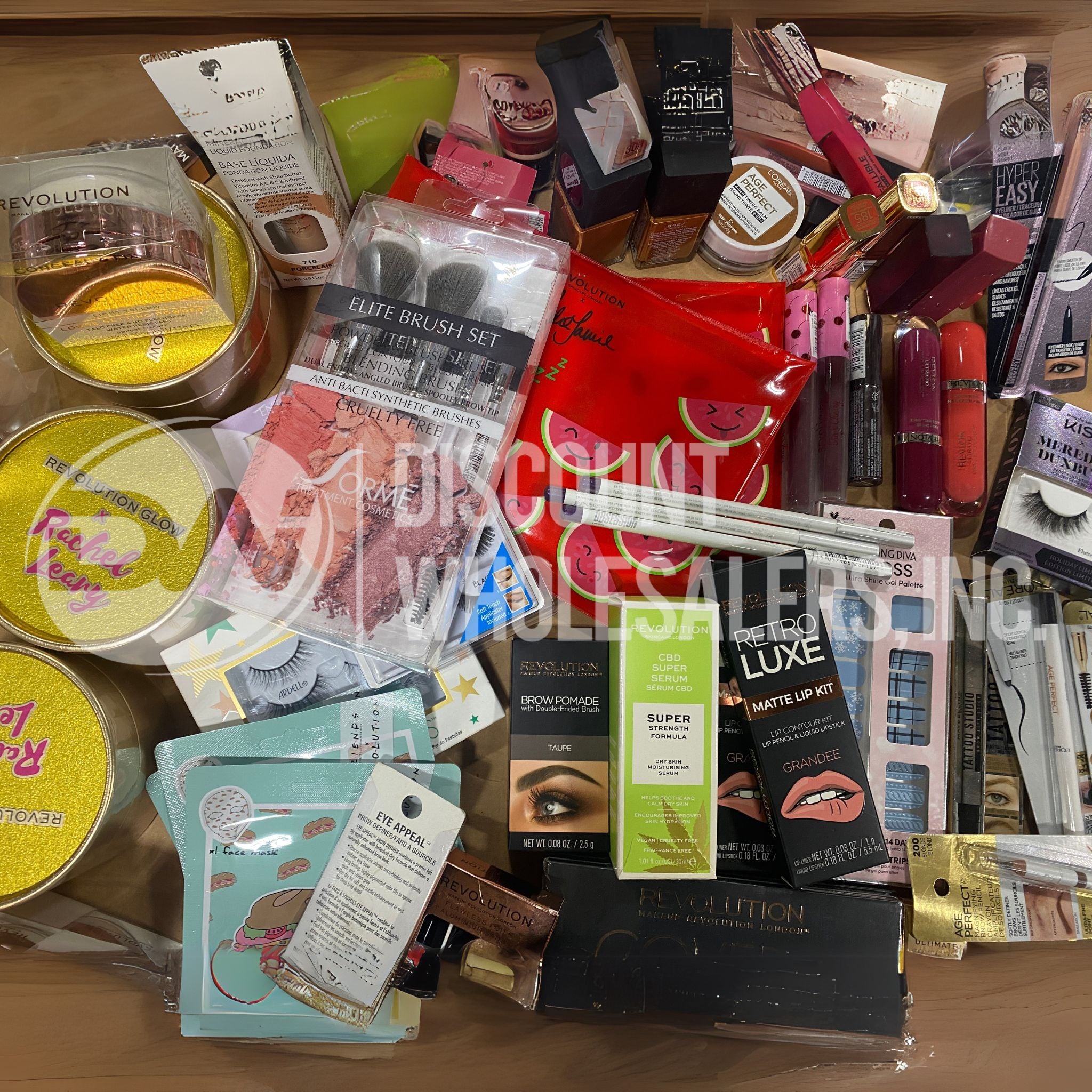 Wholesale Cosmetic DWI Mix - 250 Pcs Box | Professional Makeup Blending & Contouring Kit for Salons & Makeup Artists