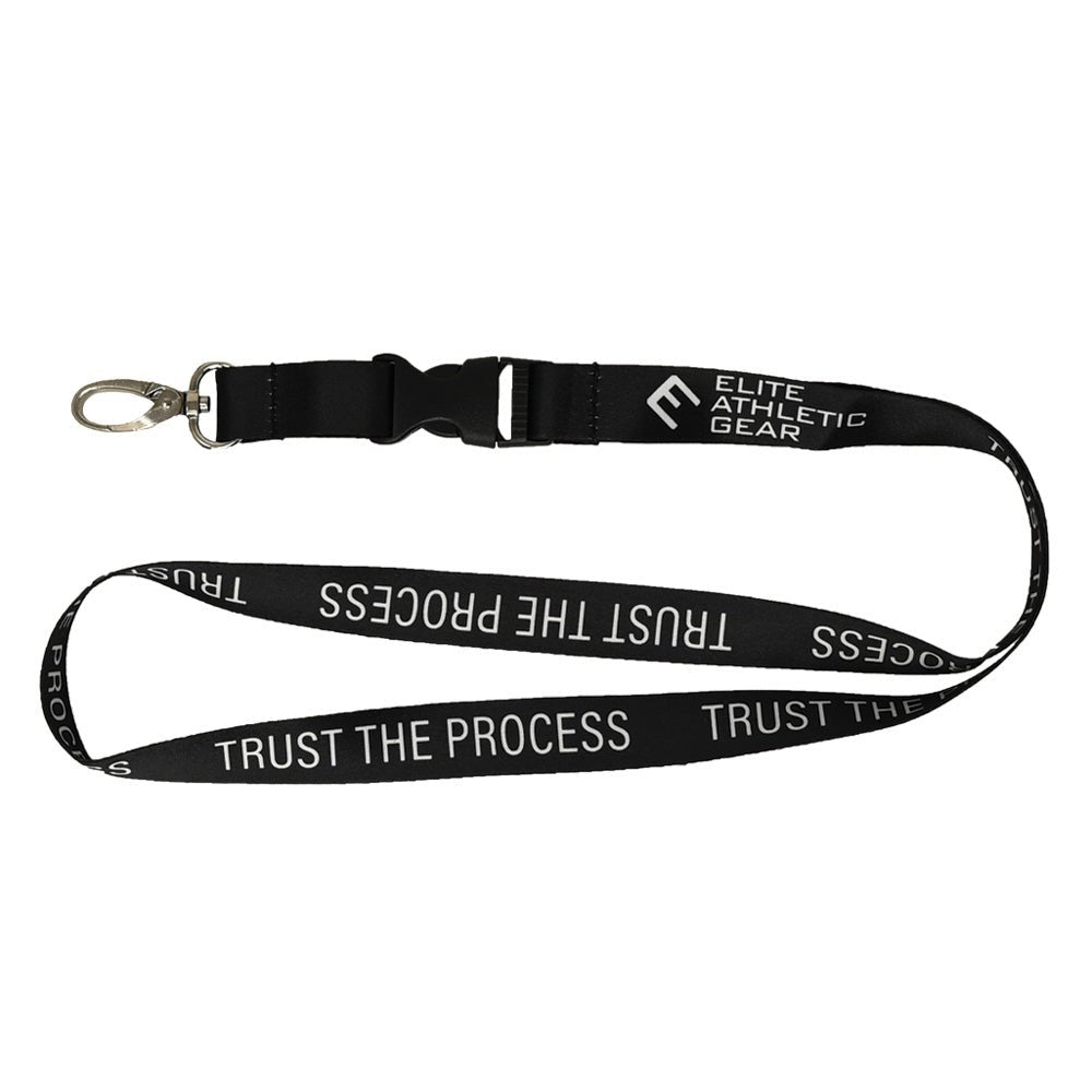 Trust The Process Lanyard - Premium Custom ID Badge Holder for Work, Events & Conferences - Durable Adjustable Neck Strap for Security Cards, Keys & Accessories